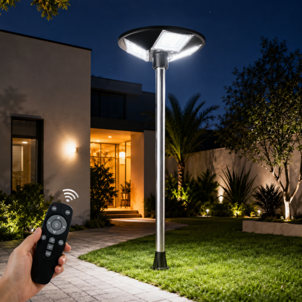 LUMINARIO SOLAR REDONDO