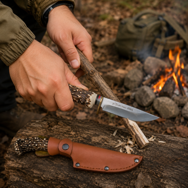 CUCHILLO MONTE IMITACIÓN CUERO