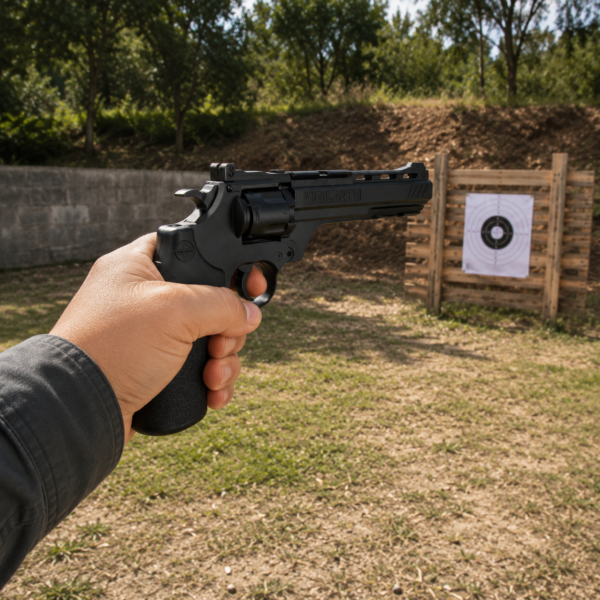 PISTOLA C02 REVOLVER CROSMAN CCP8B2