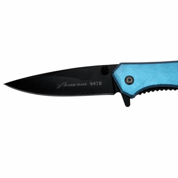 NAVAJA MONTE PAVONADA DE MANGO AZUL