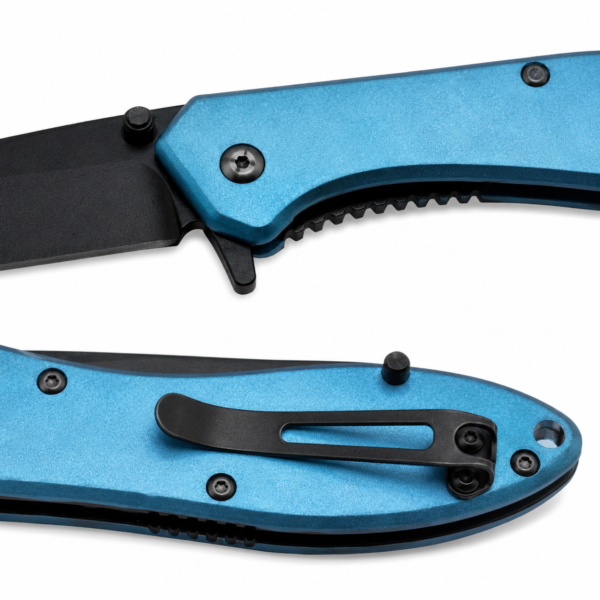 NAVAJA MONTE PAVONADA DE MANGO AZUL